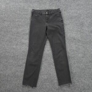 Kuhl Jeans Womens 10 Black Kontour Skinny Stretch Raw Hem Denim Pants Outdoors